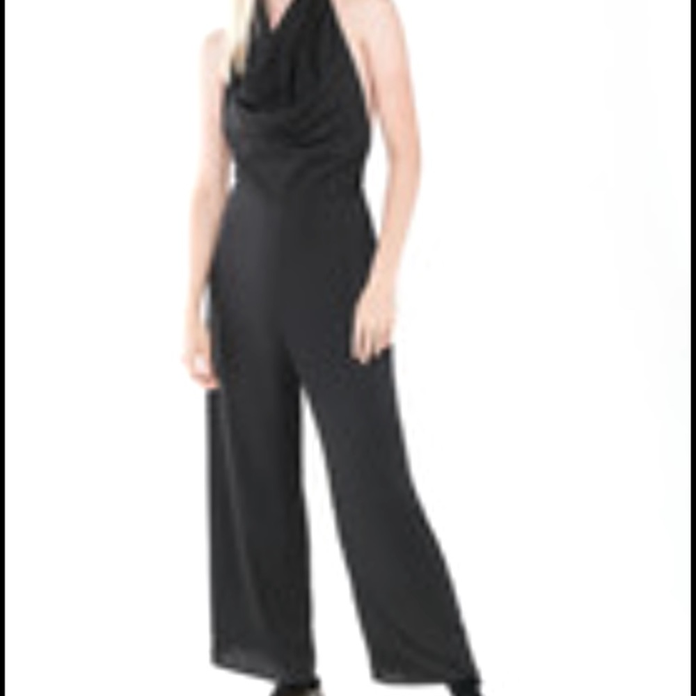 Urban Outfitters Halter Cowl Neck Jumpsuit